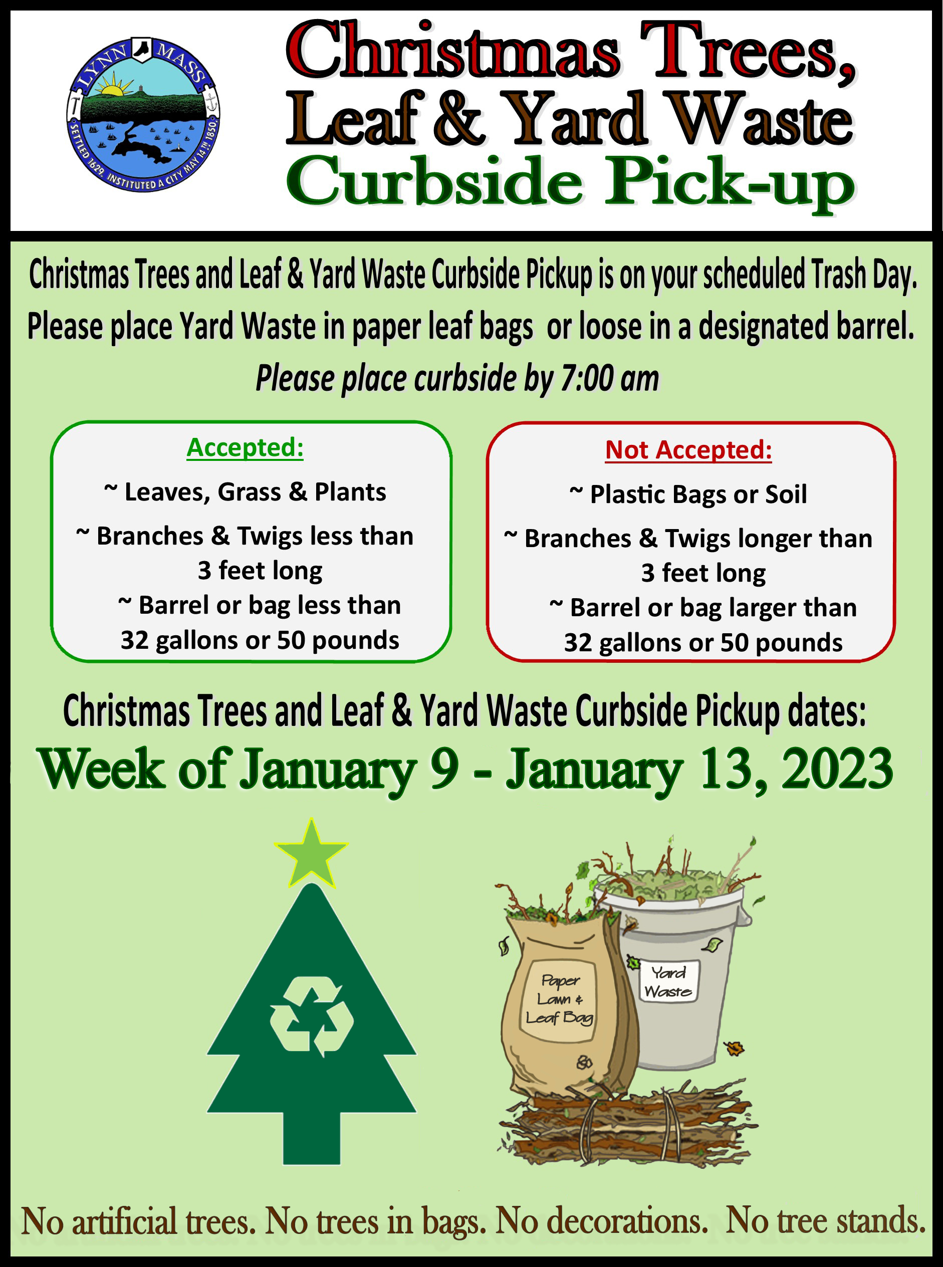 Free Leaf Collection Bags for Hawthorne Residents and Curbside Pick Up  Schedule Announced