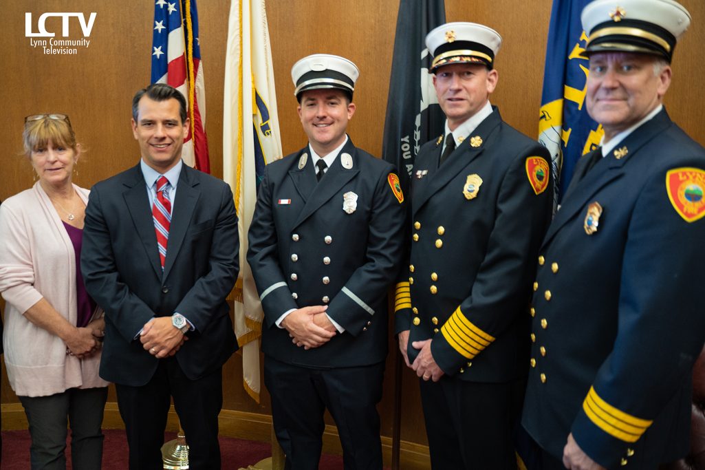 Lynn Firefighter Kevin Curry Promoted to Lieutenant