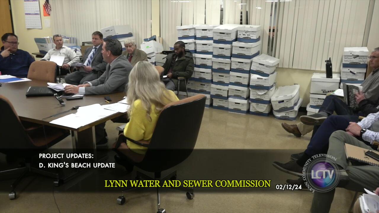 Lynn Water & Sewer Commission Meeting February 12, 2024 Lynn